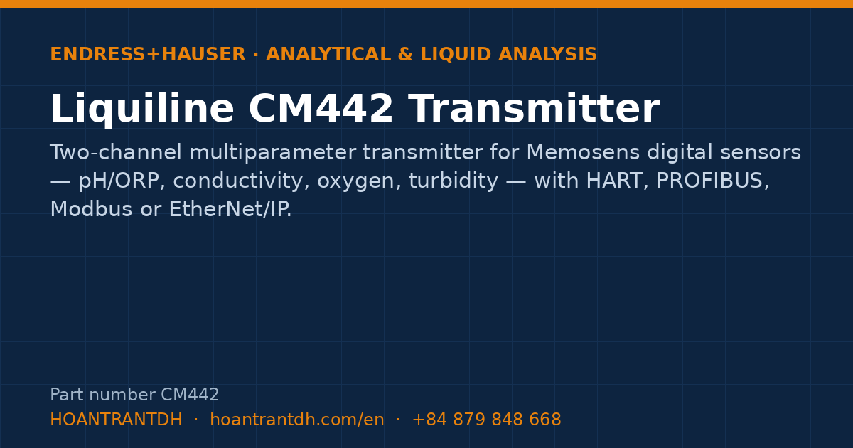 Endress+Hauser Liquiline CM442 Transmitter (CM442) — product card
