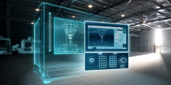 Siemens SINUMERIK ONE là thế hệ máy CNC mới cung cấp khả năng điều khiển gốc kỹ thuật số để tự động hóa tầng cửa hàng. Hình ảnh được sử dụng với sự cung cấp của Siemens