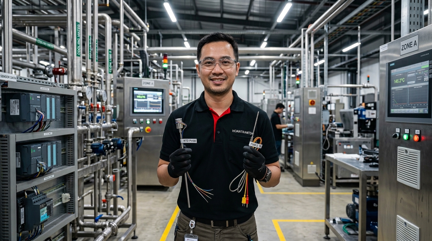 cảm biến nhiệt độ RTD vs Thermocouple
