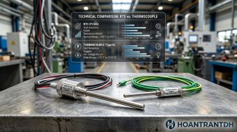 cảm biến nhiệt độ RTD vs Thermocouple