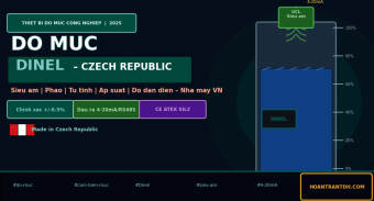 thiết bị đo mức dinel czech republic công nghiệp chính hãng