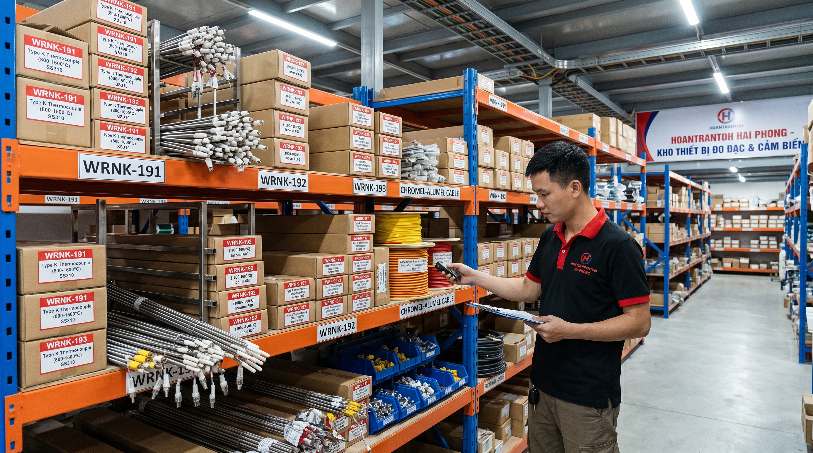 Kho cảm biến nhiệt độ tại Hải Phòng