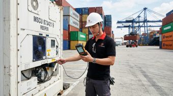 Cảm biến nhiệt độ Shanghai Automation cho container lạnh xuất khẩu
