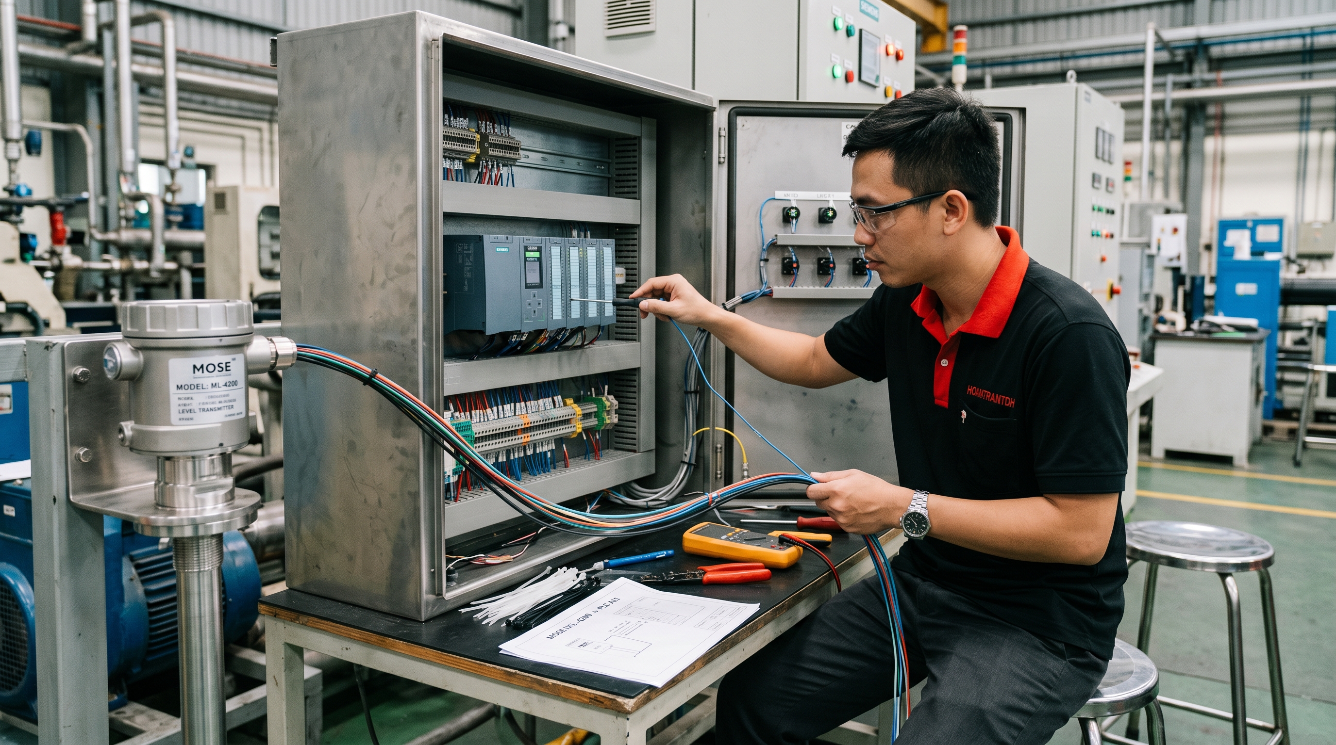 Hỗ trợ kỹ thuật đo mức tại hiện trường