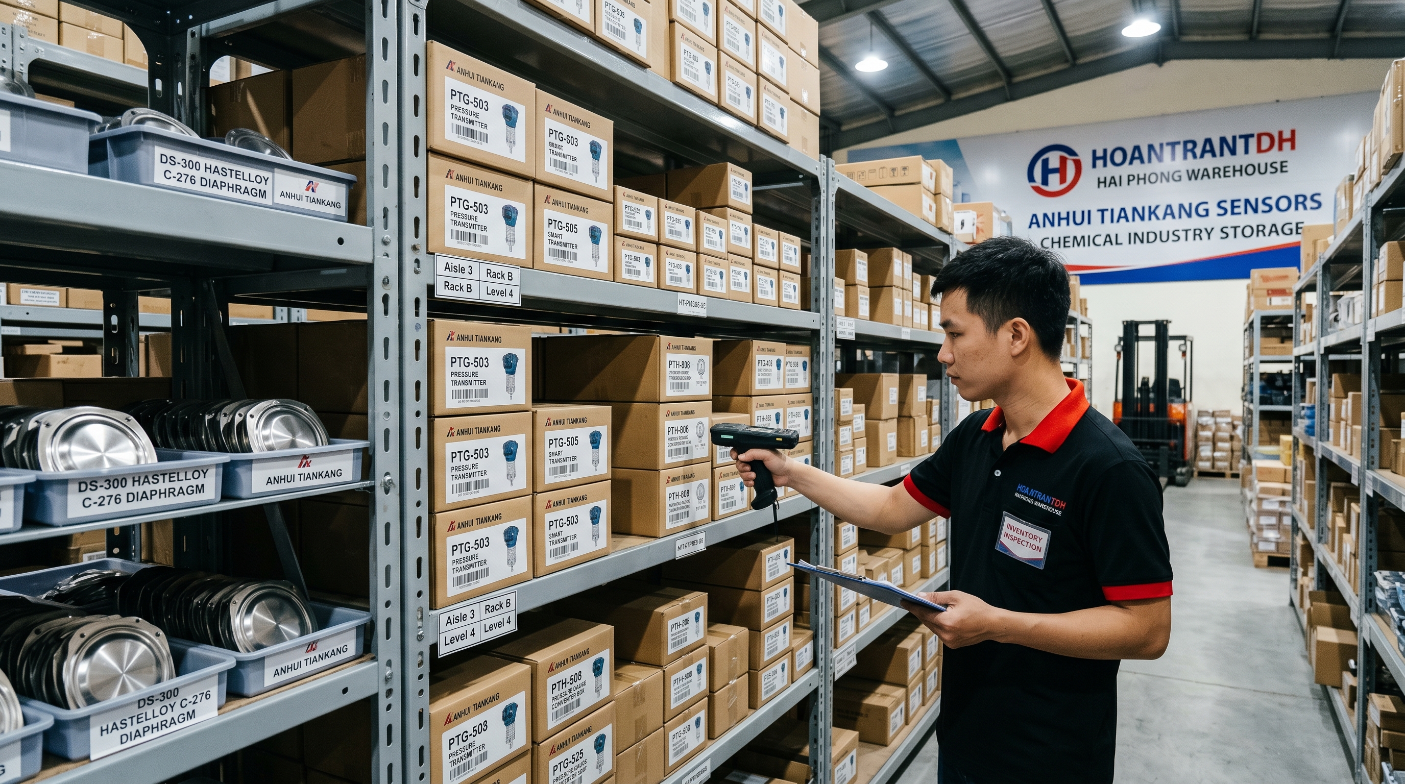 Kho cảm biến áp suất tại Hải Phòng
