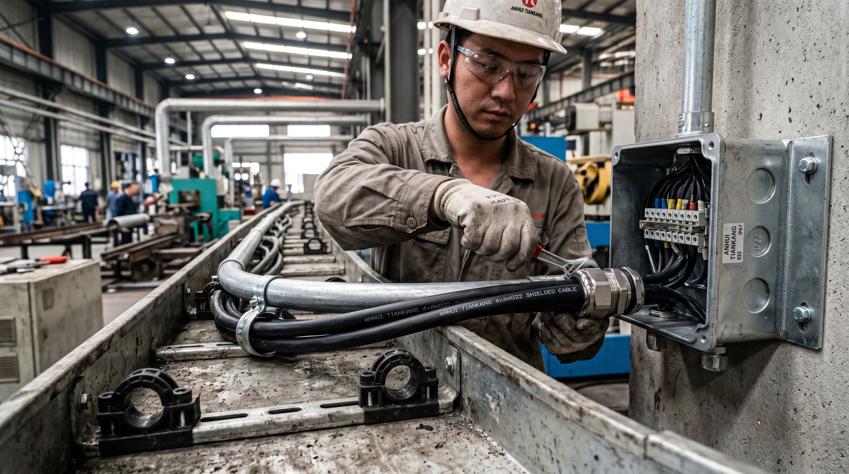 Lắp đặt cáp tín hiệu ngoài trời