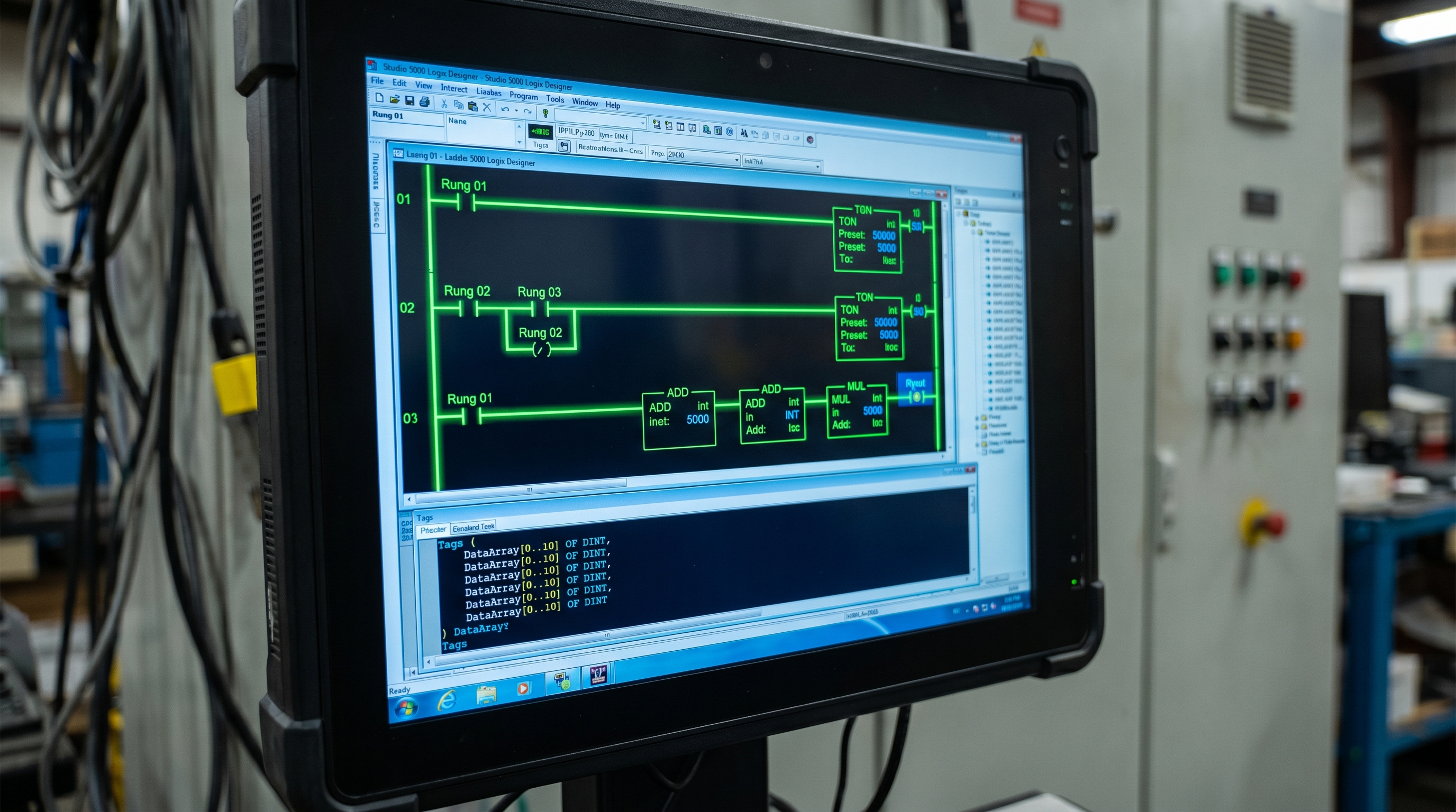 Tập lệnh PLC Allen-Bradley trong Studio 5000