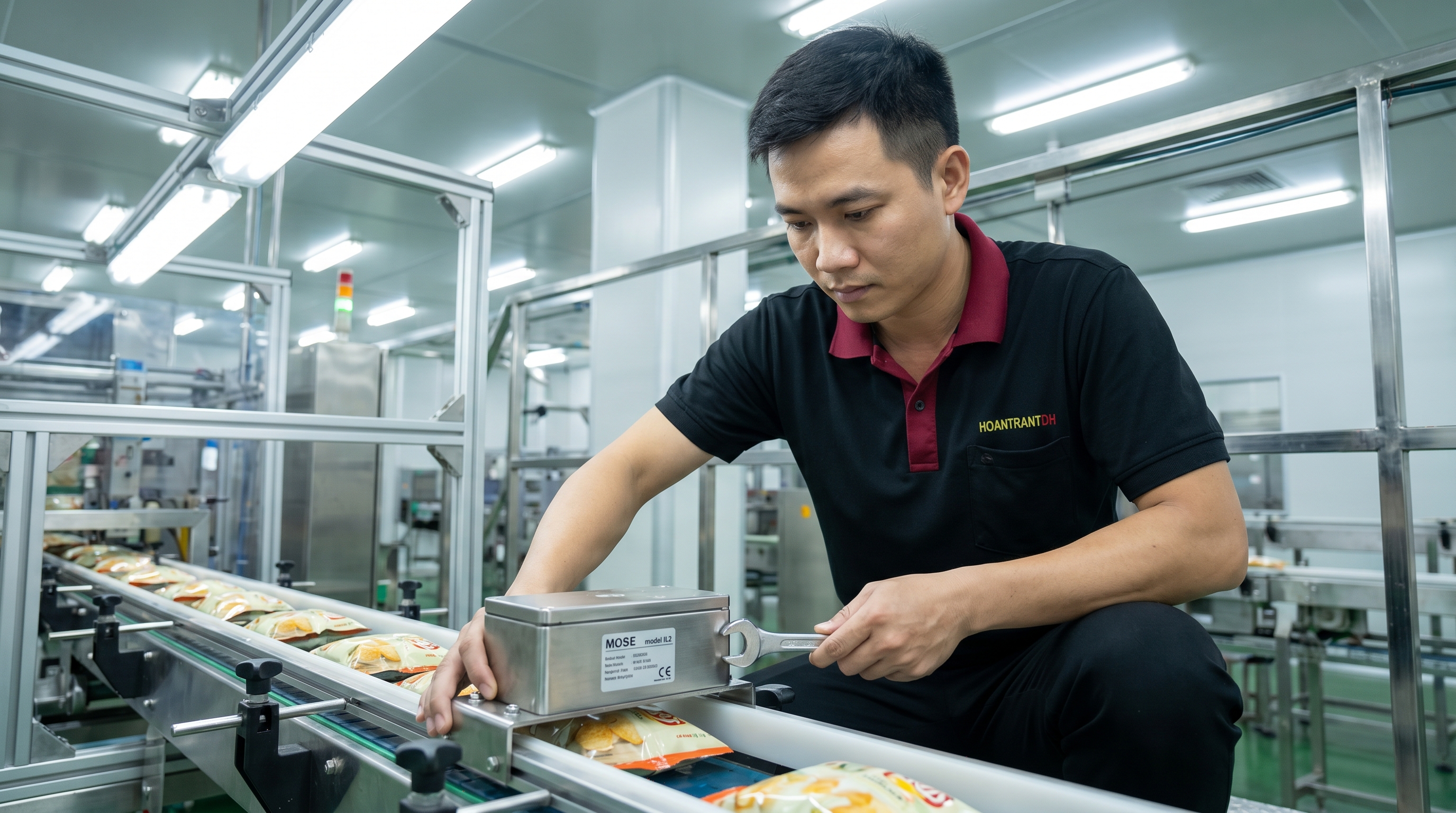 Cảm biến hồng ngoại MOSE IL2 trong sản xuất