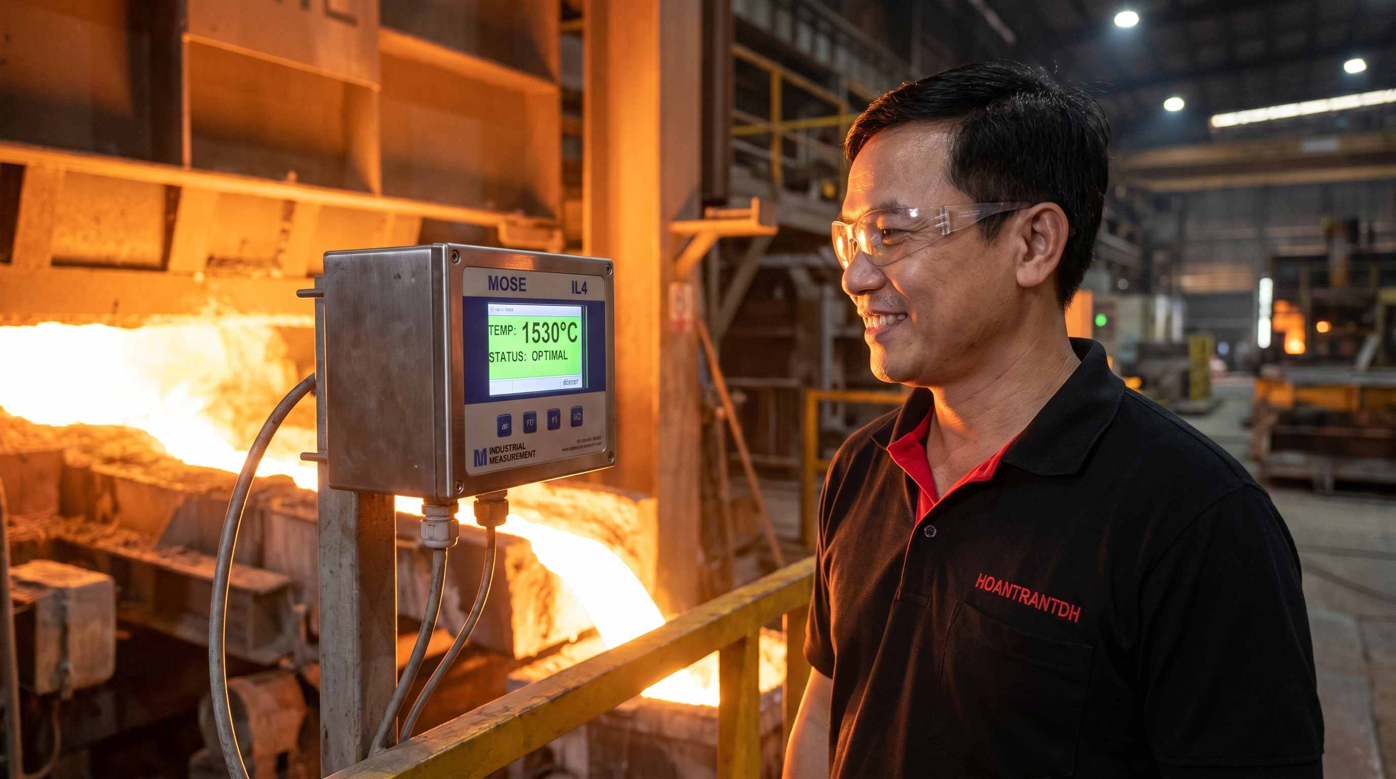 Cảm biến hồng ngoại MOSE IL4 trong nhà máy
