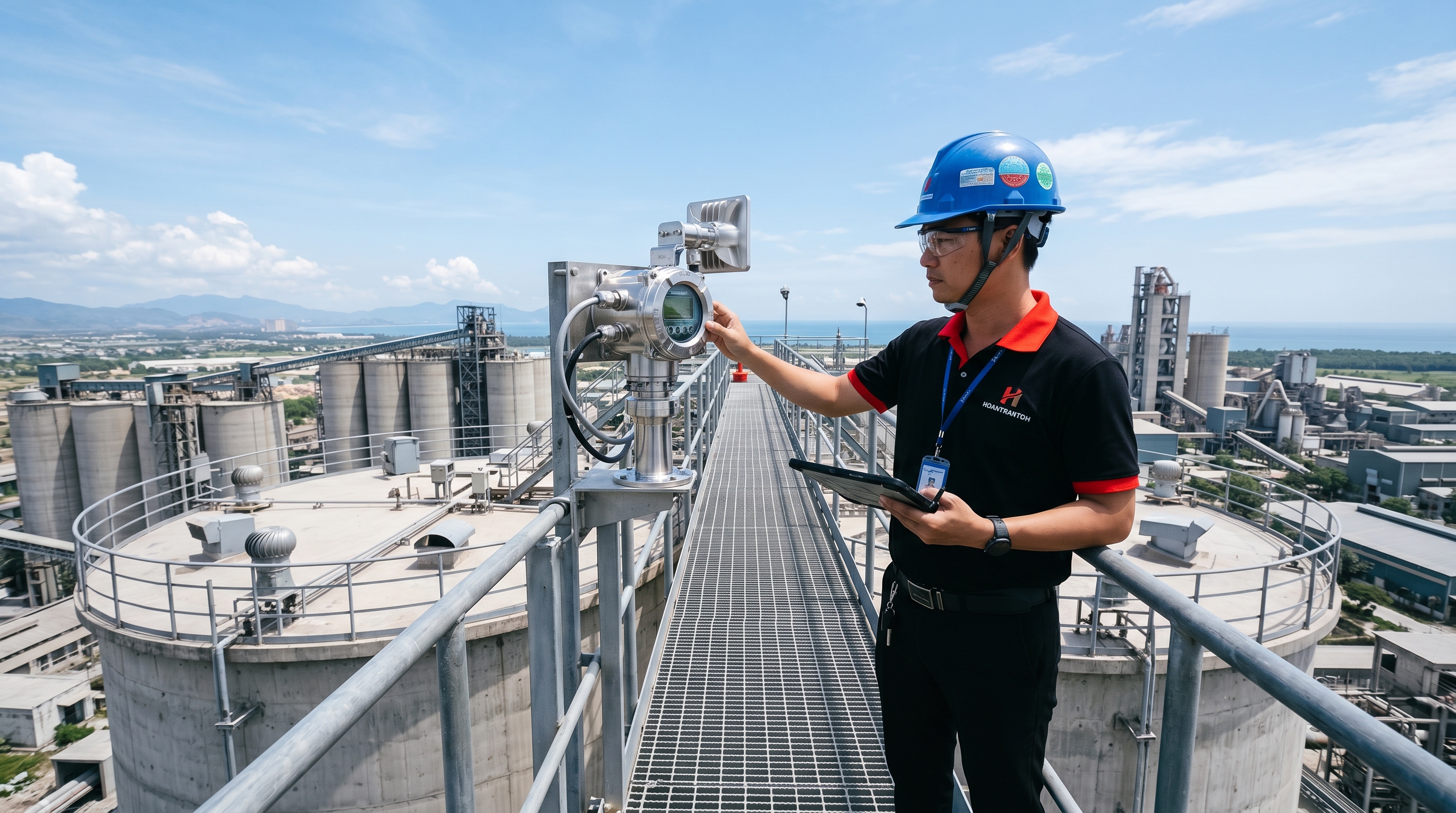Radar MOSE MSL-R trên silo xi măng