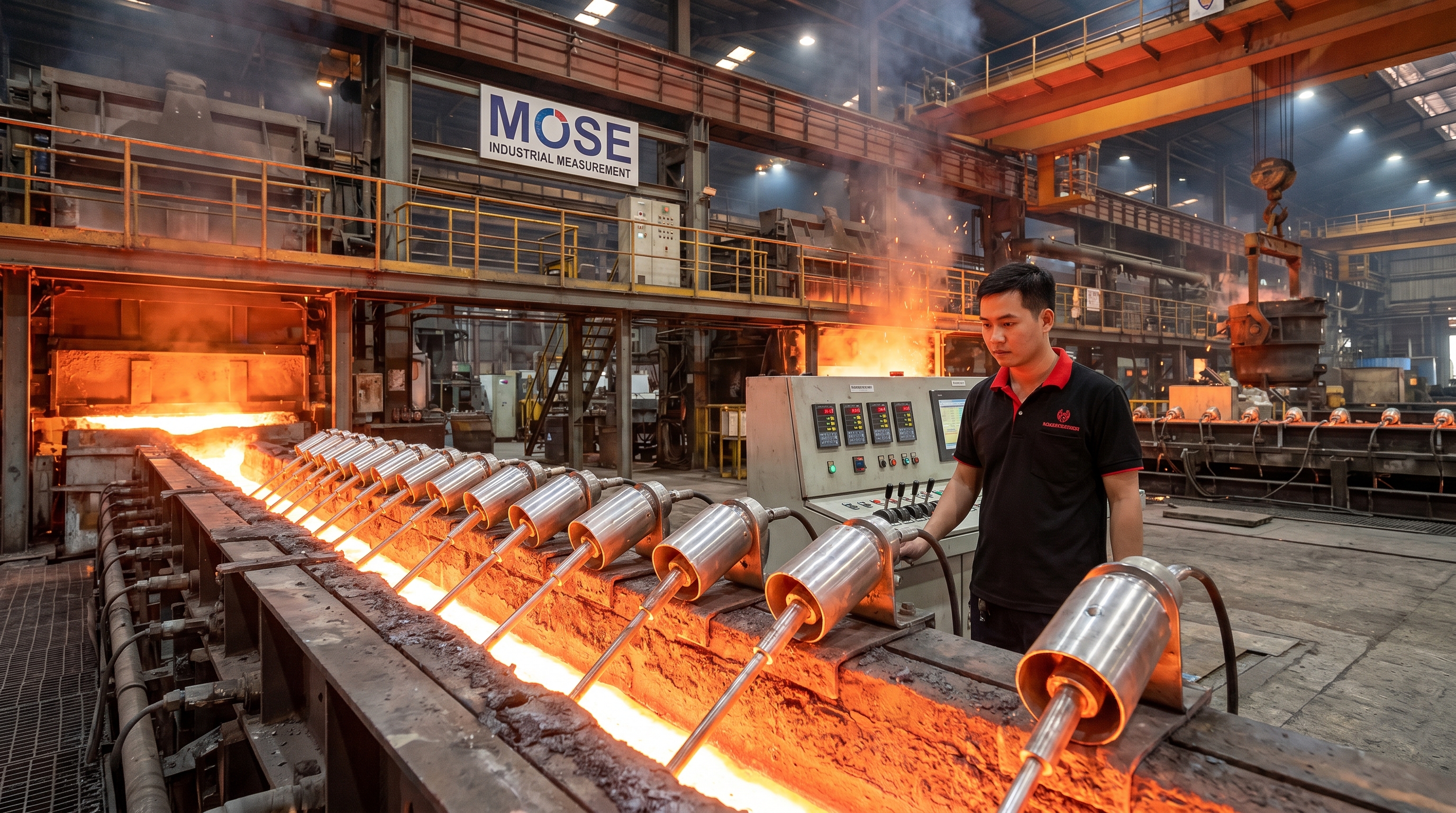Thiết bị MOSE trong nhà máy thép