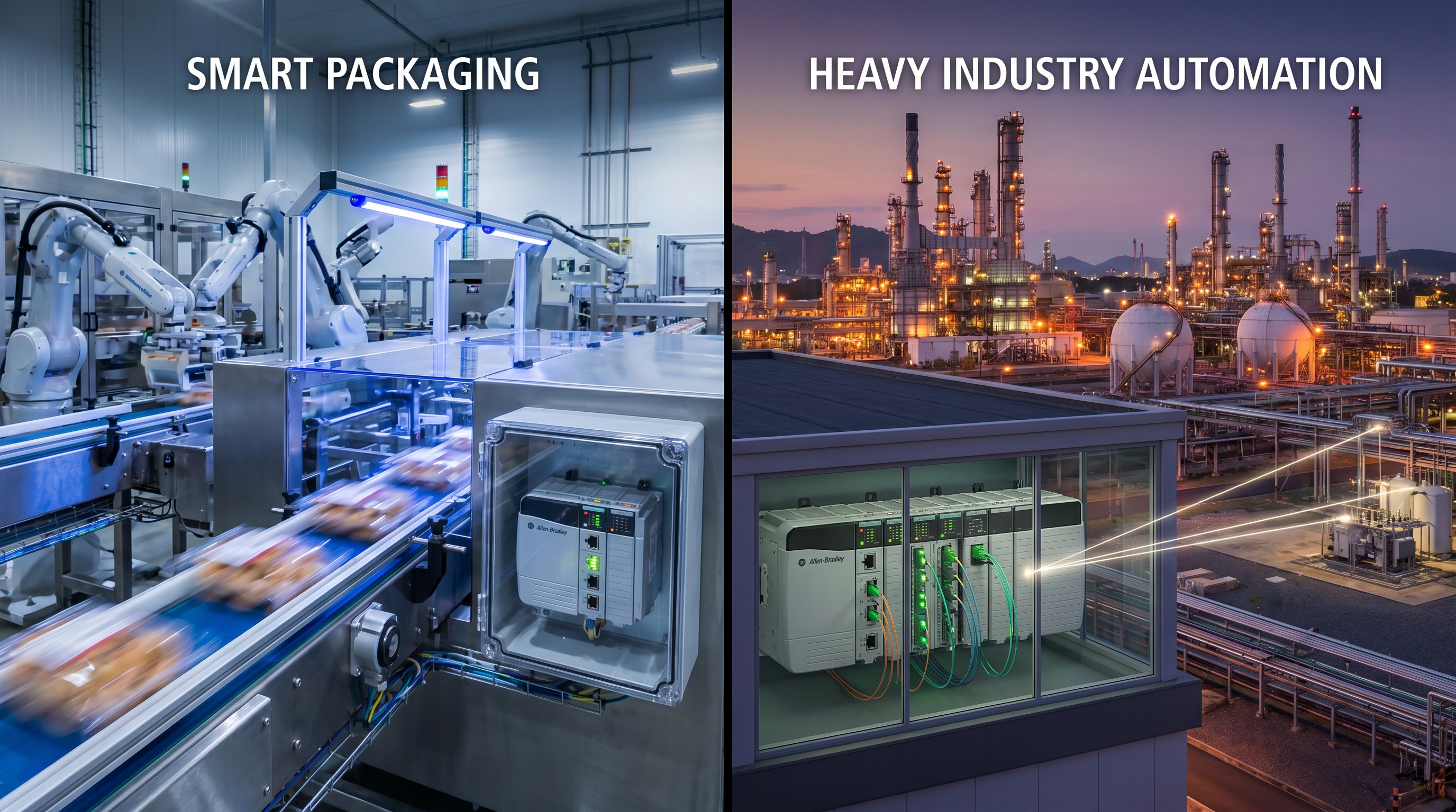 Ứng dụng PLC Allen-Bradley trong nhà máy