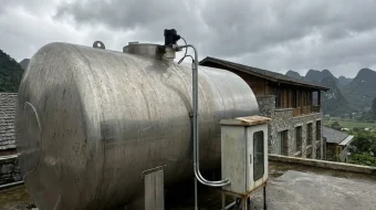 Cảm biến đo mức bồn nước mái khách sạn hệ BMS