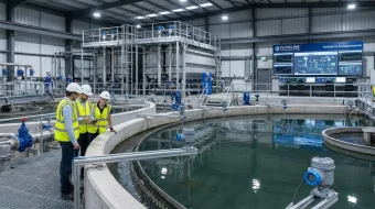 cảm biến đo mức nước bằng radar hãng Flowline