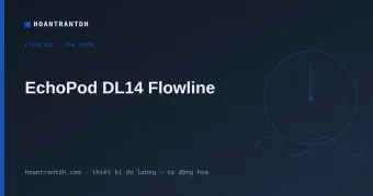 EchoPod DL14 Flowline – Cảm Biến Siêu Âm Đo Mức 4-20mA + Relay