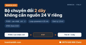 Bộ chuyển đổi tín hiệu 2 dây Seneca K121