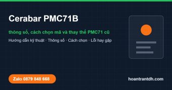 Cerabar PMC71B: thông số, cách chọn mã và thay thế PMC71 cũ