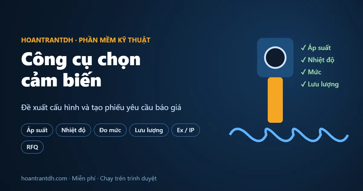 Công cụ chọn cảm biến