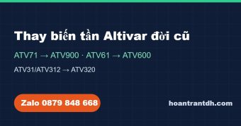 Biến tần Schneider ATV71, ATV31 ngừng sản xuất: thay bằng model nào?